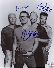 U2 ENTIRE GROUP AUTOGRAPH