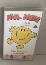 Mr Men Vintage VHS Cassette Mr