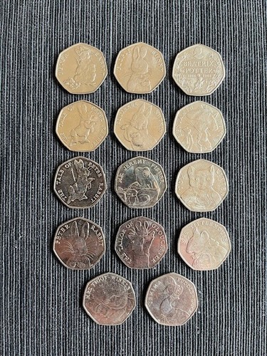 Beatrix potter 50p - beatrix,
