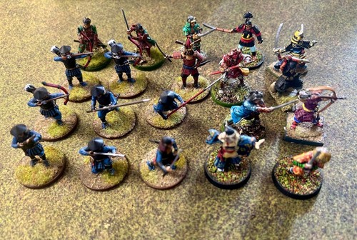 28mm 25mm painted samurai - 28mm,