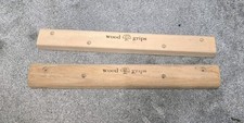 2 Pcs Wood Grips Wood Rock Climbing Holds Campus Rungs Set Climbing Board