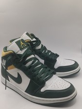 Nike Air Jordan 1 Mid Sonics Noble Green Size 7.5 UK 554724-371