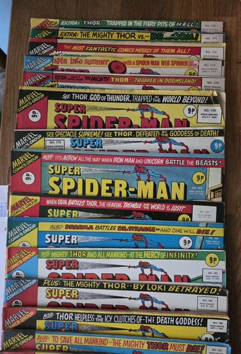 Marvel comics super - super, spiderman