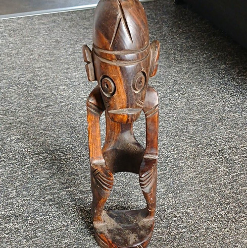 Carved wooden african tribal - carved,