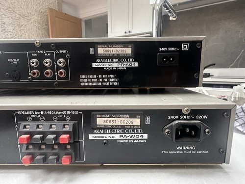 Vintage akai amplifier pre - vintage,
