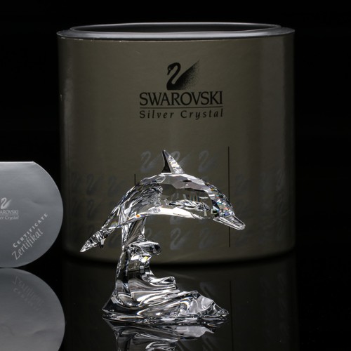 Swarovski figurine dolphin - figurine,