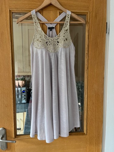 Topshop ladies grey sleeveless