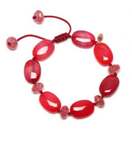 LOLA ROSE EIRA BRACELET ROUGE