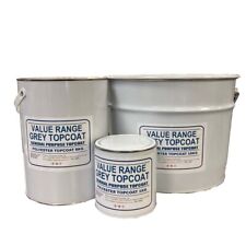 Value Range Fibreglass Grey GRP Polyester Topcoat + Catalyst Boat Deck, Roofing