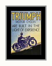 Triumph Motorcycle Motor bike Bike Print Poster 