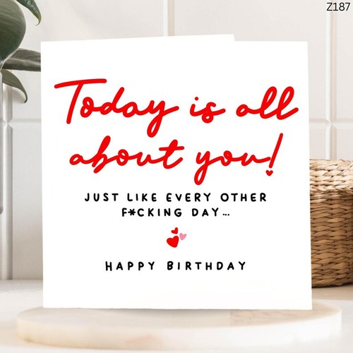 Funny birthday card all - birthday,