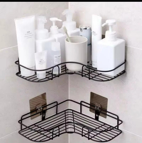 Shower caddy adhesive - caddy, hooks
