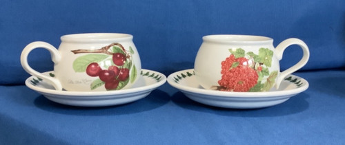 Portmeirion pomona tea cups - 'pomona',