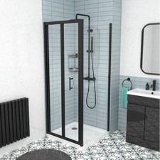 Nes Home Black 700mm Bi-fold