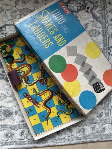 Vintage merit ludo snakes - merit,