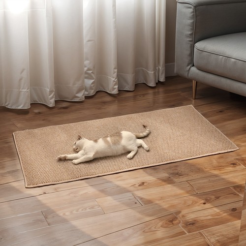 Sisal cat scratcher mat - sisal,