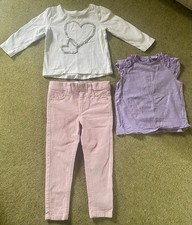 Girls Jeans & Tops Bundle - Age 2-3 Years