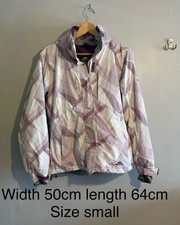 Trespass Ladies Waterproof Windproof Jacket Coat With Hood Size Small Size 10