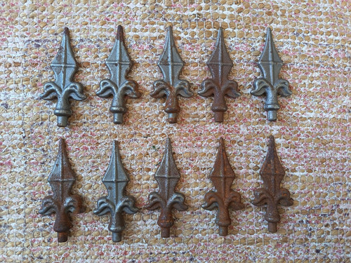 Vintage cast metal - metal, spear