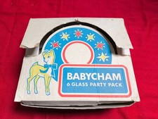 Vintage BABYCHAM 6 Glass Party Pack in Original Box