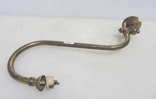 Antique brass gas wall light - antique,
