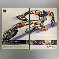 PLAYSTATION 2 KINETICO RACING HAS EVOLVED VIDEO GAME 2001 VINTAGE RETRO ADVERT