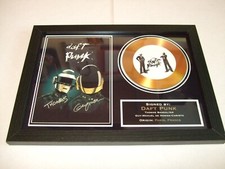 DAFT PUNK    LIMITED EDITION SIGNED   AUTOGRAPH 46 FRAMED A4