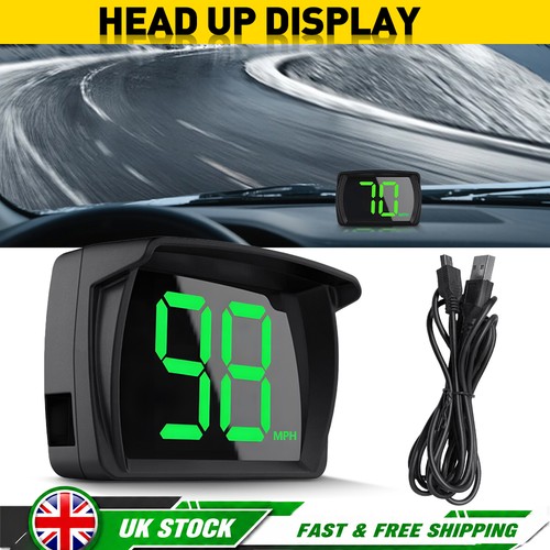 Green digital gps hud - digital,