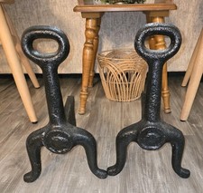 Antique # 30 Andirons, Cast