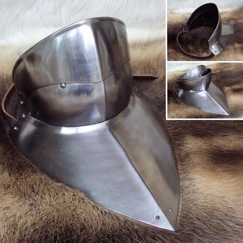 Medieval gorget with bevor - medieval,