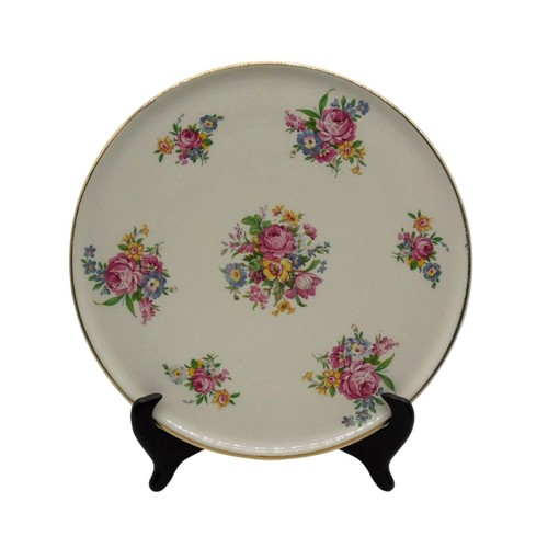 Royal tudor ware floral - royal,