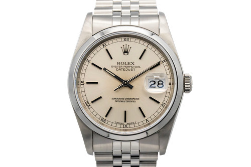 Rolex datejust 36mm stainless - rolex,