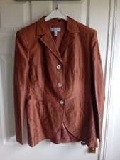 Jesire bronze brown linen mix - linen,