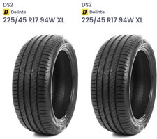 2x 225 45 R17 (94W) DELINTE