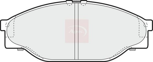 Brake pad set front sumitomo - brake,