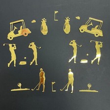 Golfer, Golf, Golfing Die Cut Shapes - Assorted Sets