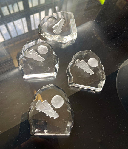 Lot clear glass - of,