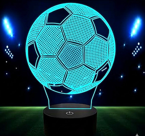 Led illusion football - led,