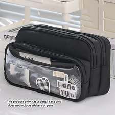 Clear Transparent Pencil Case