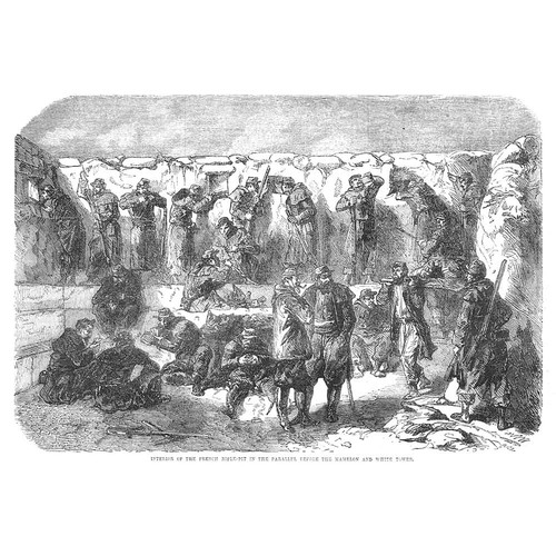 Crimean war frenhc - frenhc, rifle-pit