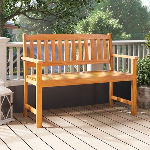 Natural acacia wood seater - acacia,