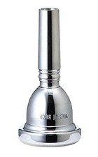 BACH bass trombone mouthpiece 1 1 / 4G silver-plated for thick tube