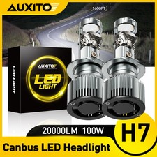 2x H7 LED Headlight Bulb Kit