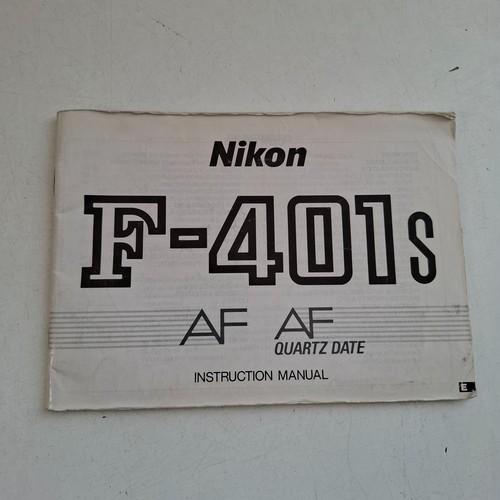 Nikon 401s camera - nikon, f-401s