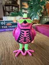 Target 2024 Hyde and Eek GLITTERS Halloween Neon Punk Rocker Skeleton Bird NWT