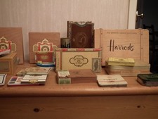 Cigar boxes + other  items  (113) - selection of 25 items - see scans