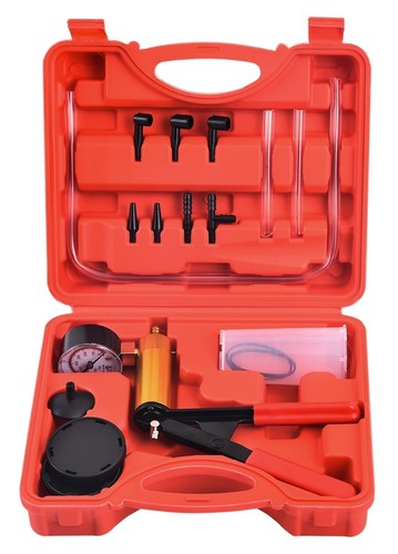 Hand vacuum pump held brake - held,