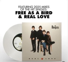The Beatles: Free As A Bird/Real Love 7” White Vinyl 2025 Ltd Edition New Sealed