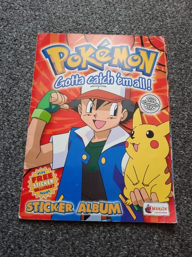 Pokemon merlin sticker album - pokemon,