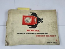Honda CB 250/400T Parts List - Original